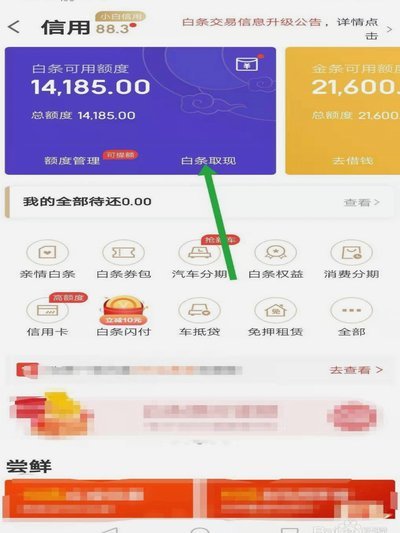白条怎么套出来 提现