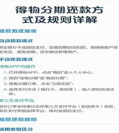得物分期付款怎么还款